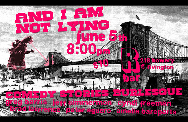 And I Am Not Lying at R Bar 6.5.2012