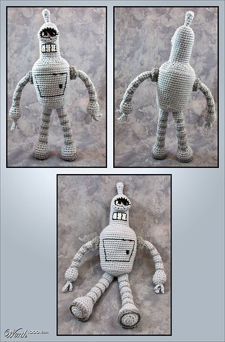 Bender Bending Rodriguez by Julia Cate Handmade