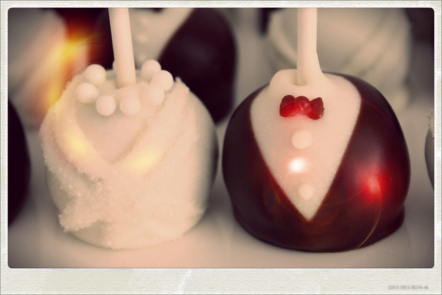 Wedding Cake Pops with a little instagram style :)