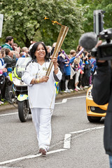 Olympic Torch in Loughborough, 2012