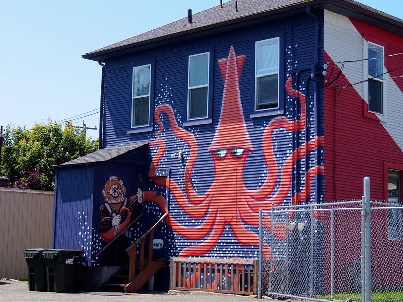 the squid house in Ballard