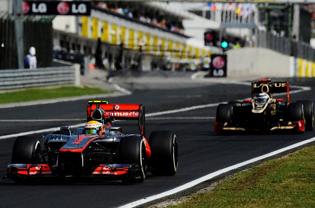 Hamilton y Räikkönen GP Hungría