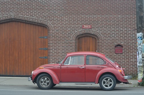 Red VW bug