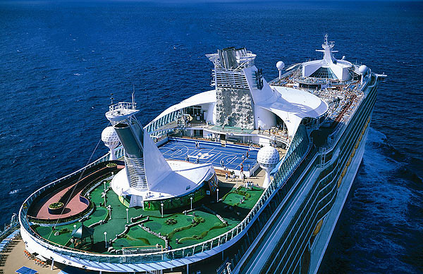 Just look at how large Voyager of the Seas is!