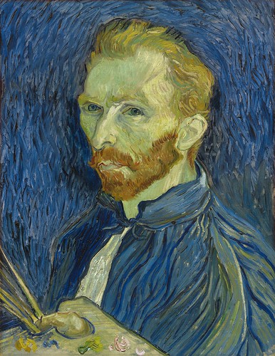 Vincent van Gogh - Self-Portrait [1889] by Gandalf's Gallery