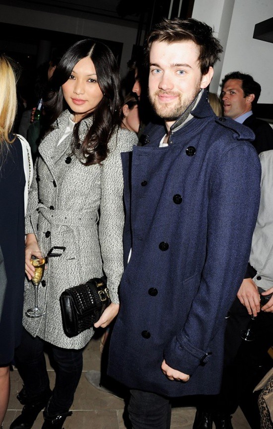 8 Gemma Chan and Jack Whitehall at the Burberry event in Knightsbridge London