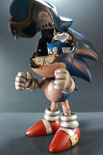 Mecha Sonic Custom by kodykoala