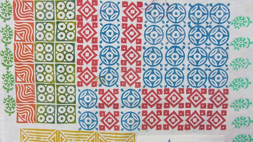 Design a Pattern with block printing