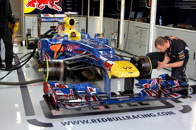 British GP 2012 - Friday: Red Bull