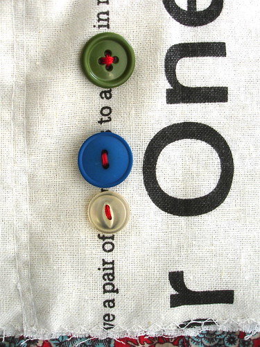 a pair of buttons