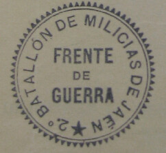 2º Batallón de Milicias de Jaén. Frente de Guerra