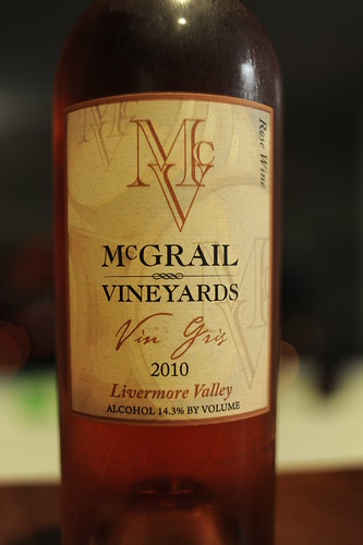 Rose, McGrail Vineyards, 2010