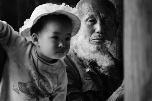 Grandpa smoke