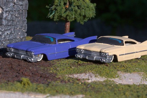 Front of the two '59 Cadillacs