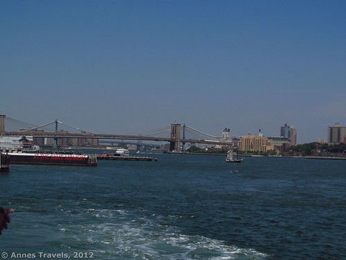 The Brooklyn Bridge from the Staten Island Ferry