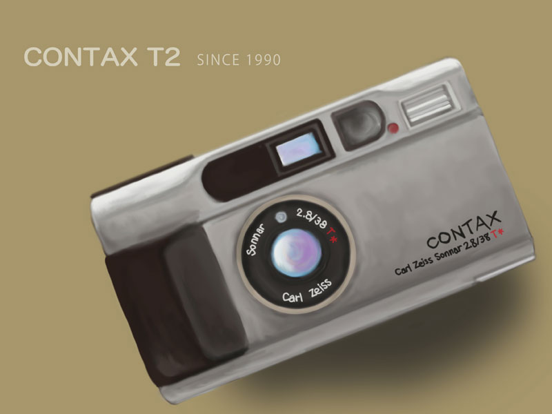 CONTAX T2 Illustration Ver.2