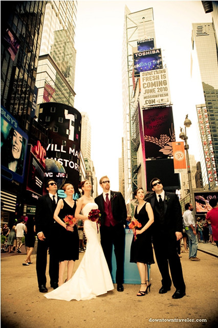 NYC Times Square Wedding Broadway Theater 06
