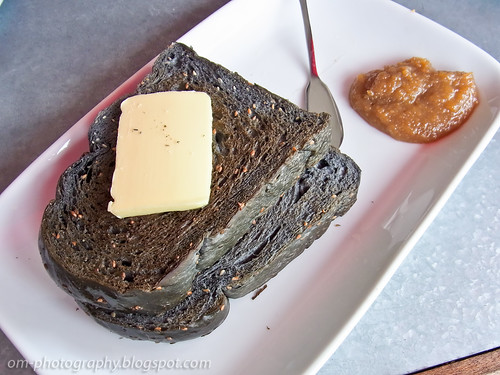charcoal toast with butter and home made kaya R0018206 copy