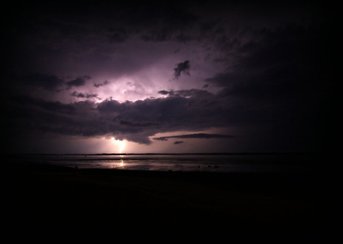 lightning over sandy neck by lucy.loomis