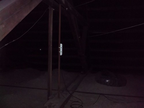 Wireless equipment at the attic, MMP Church. Image credit:Andy Gunn