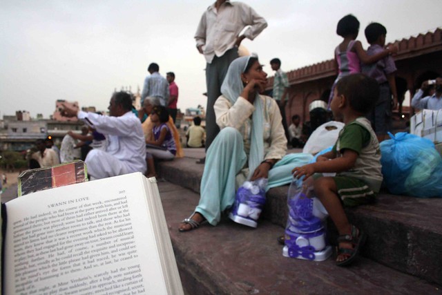 City Reading – The Delhi Proustians XXI, Jama Masjid Stairs