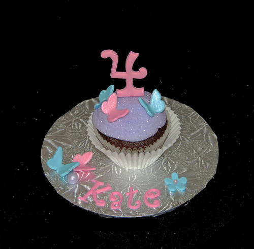 personalized 4th birthday jumbo cupcake