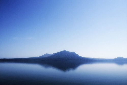 無料写真素材|自然風景|山|河川・湖|風景日本|青色・ブルー
