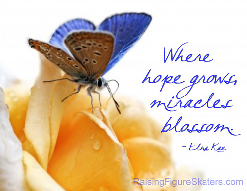"Where Hope Grows, Miracles Blossom" Word Art Freebie