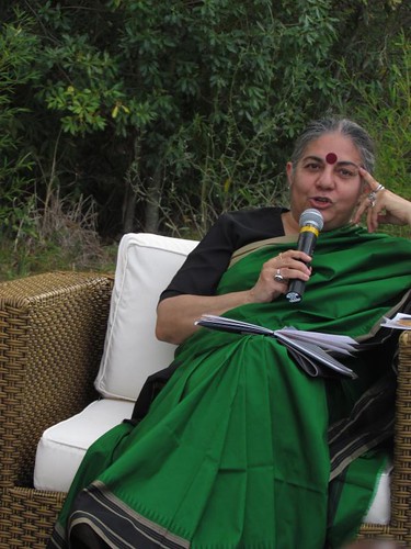 Vandana Shiva no Rincão Gaia