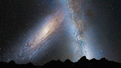無料写真素材|自然風景|空|夜空|星|天の川・銀河系