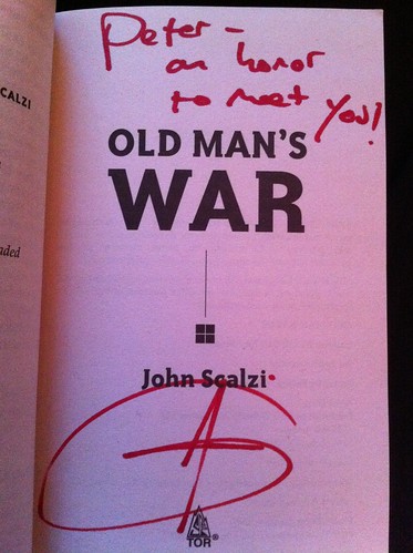 Autographed Old Man's War