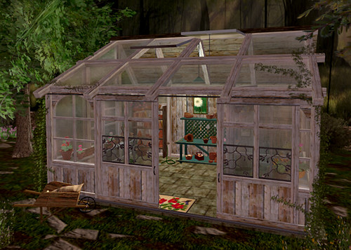 Detail - Weathered Greenhouse by Teal Freenote