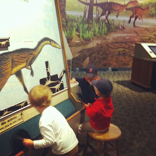 Learning about dinosaurs