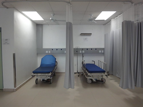 Day 64 - A Patient Room at Mirebalais Hospital by JC Cannistraro