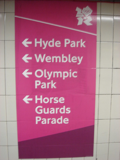 Olympic Direction Sign