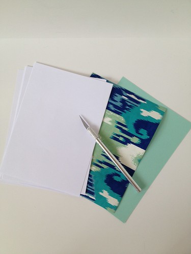 2 -  Decorative Wrapping Paper Notebook Tutorial