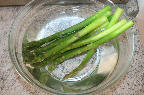 21 - Spargel abschrecken / Quench asparagus