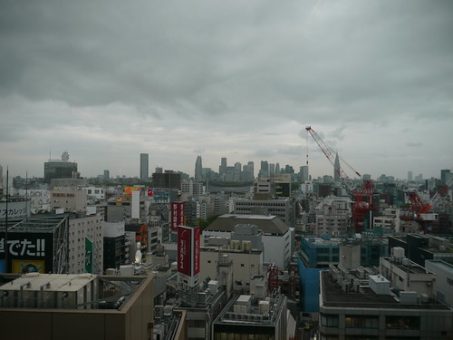 渋谷ヒカリエから見た新宿方面の景色