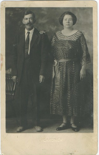 My great uncle Manuel De La O with his (2nd) wife Micaela.