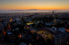 Berkeley after sunset by Michael Layefsky