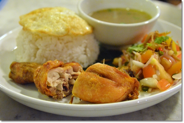 Thai Style Fried Chicken Rice