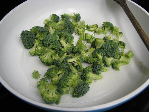 broccoli about to steam