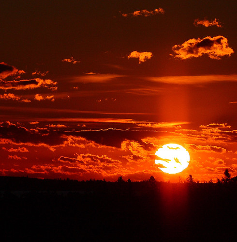 無料写真素材|自然風景|朝焼け・夕焼け|雲|太陽