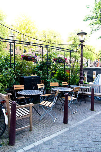 Outdoor Patio at De Bolhoed in Amsterdam