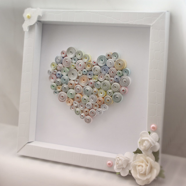 Quilled heart