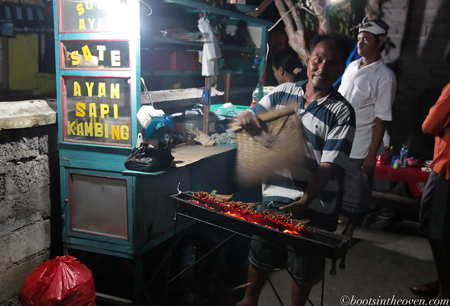 The Sate Ayam stand