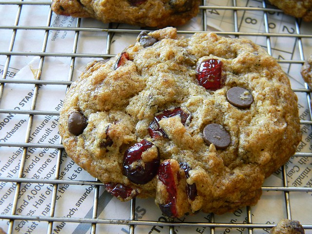 Carob and Cranberry Cookies (with Optional Peanut Crunch!)