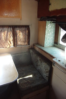 Trailer Dinette and Kitchen