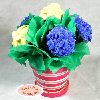 Colorful Cupcake Bouquet