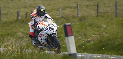 Bruce Anstey at the Isle of Man Superbike TT 2012